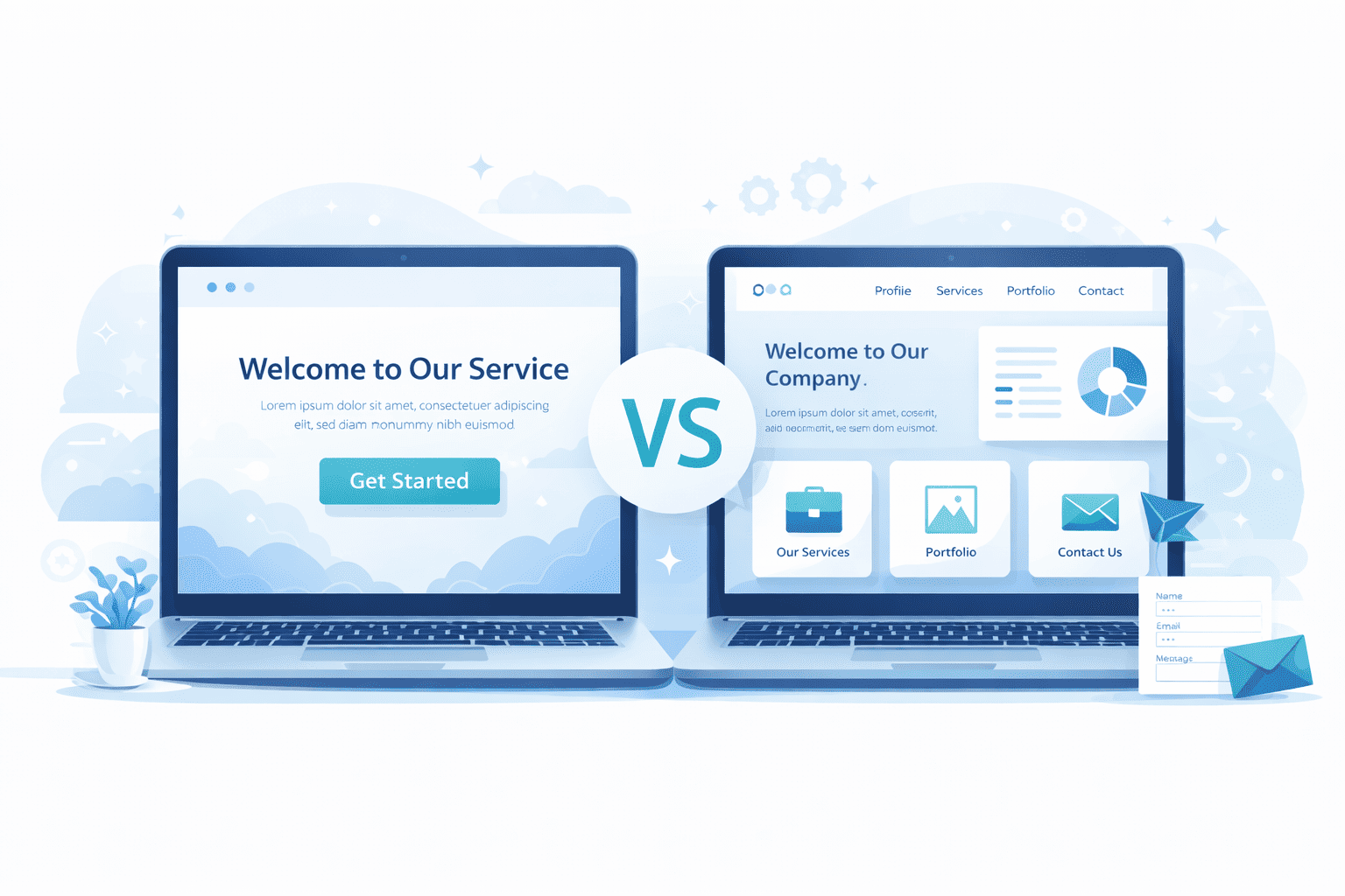 Landing Page vs Website Company Profile: Mana yang Cocok untuk Bisnis Anda?
